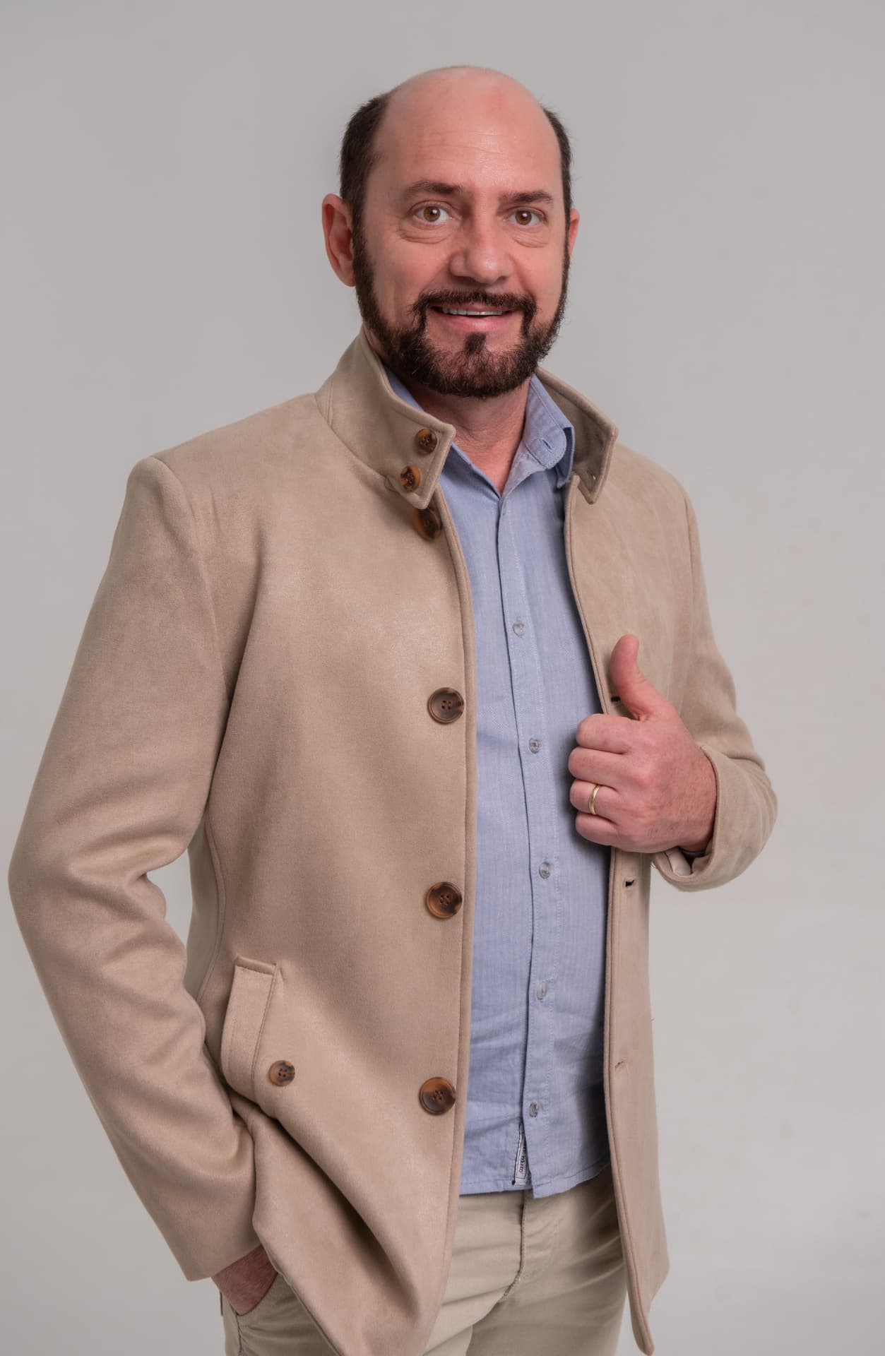 Retrato do professor Valdecir José Zonin